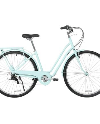 Elops 120 low frame city bike green